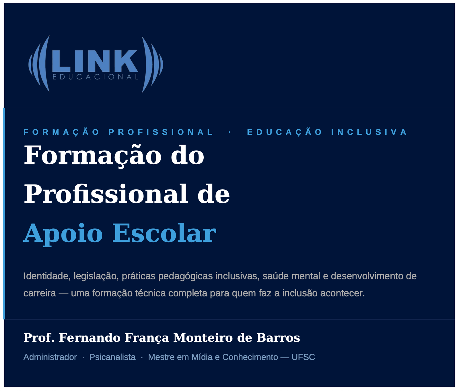 E-Book Profissional de Apoio Escolar